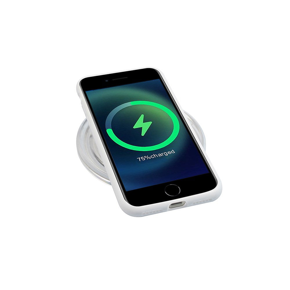 GreenMind iPhone SE (2022 / 2020) / 8 / 7 Fôret Silikon Deksel - Hvit