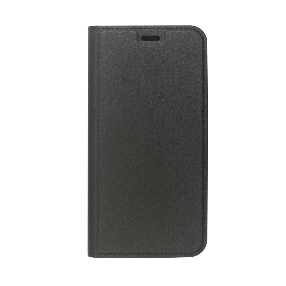 GreenMind iPhone X / XS Kunstskinn Flip Deksel m. Kortholder & Ståfunksjon - Svart