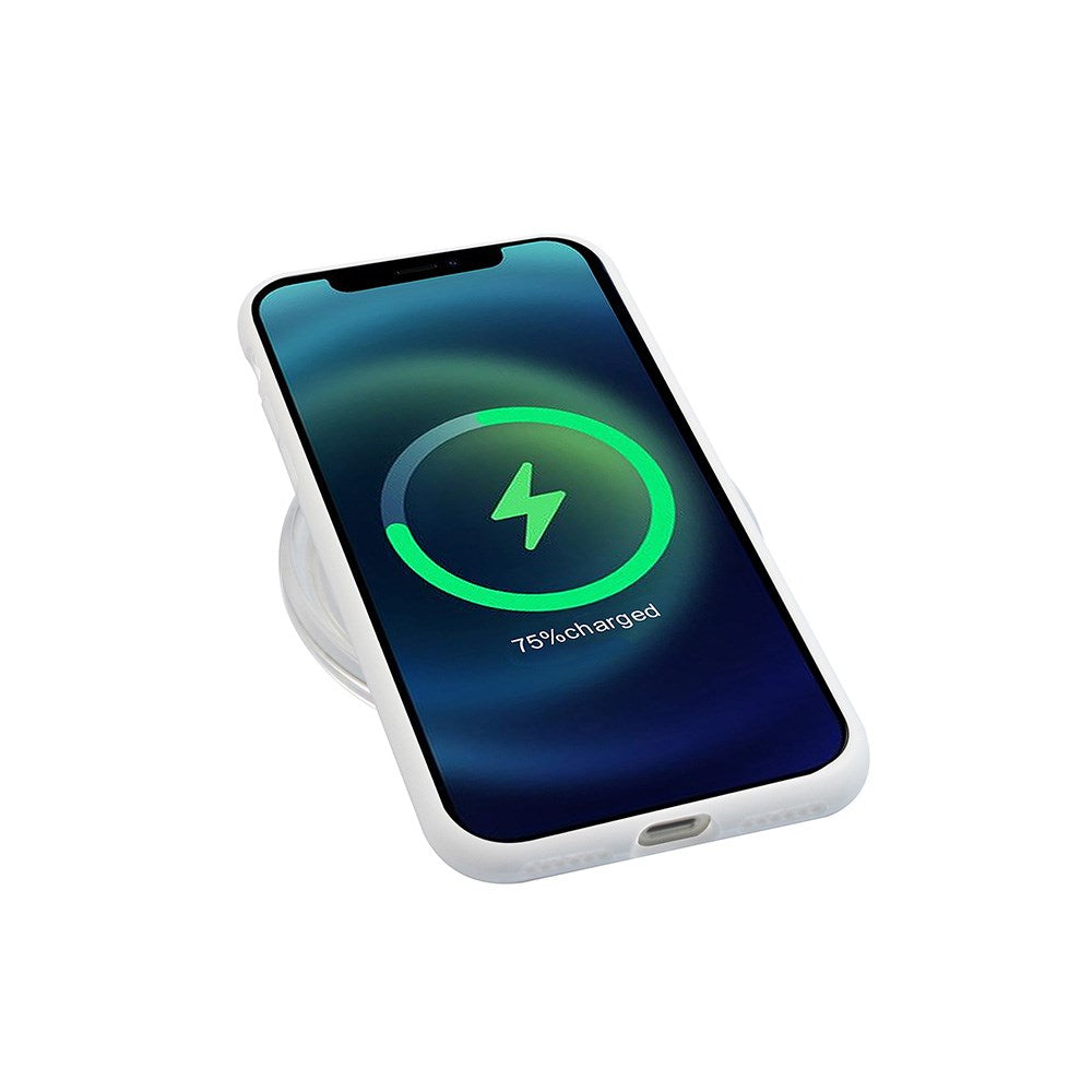 GreenMind iPhone XR Fôret Silikon Deksel - Hvit