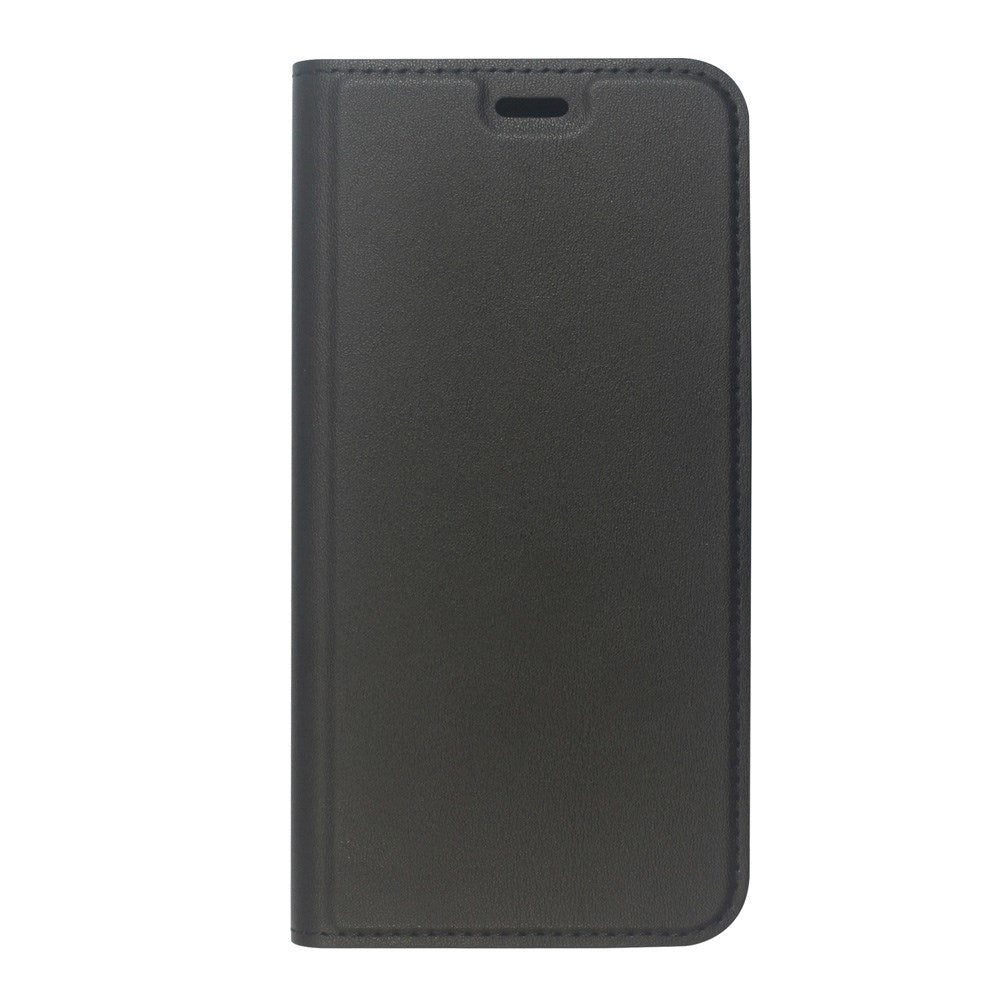 GreenMind iPhone XS Max Kunstskinn Flip Deksel m. Kortholder & Ståfunksjon - Svart