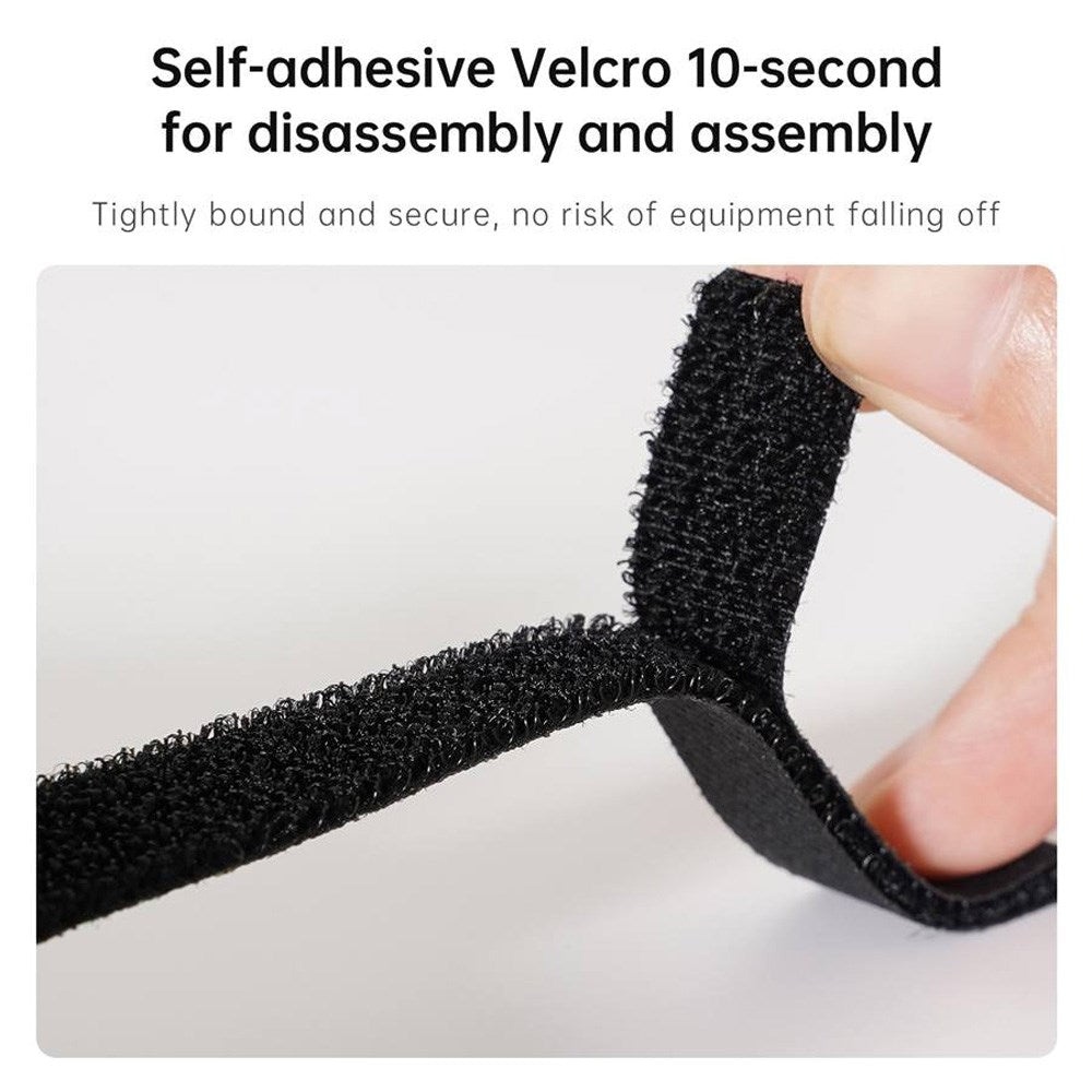 TELESIN Hjelmfeste for Actionkamera - Svart