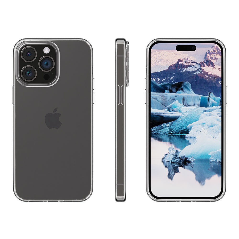 iPhone 15 Pro Max dbramante1928 Greenland Deksel - 100% Resirkulert Plast - Clear