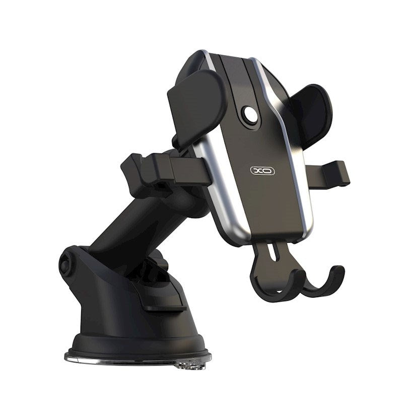 XO C77 Sugekopp Mobiltelefonholder for Bil - Dashbord - Svart