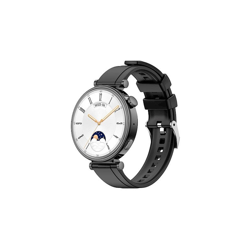 XO GT4 Mini Smartwatch med Utskiftbare Urskiver - Svart