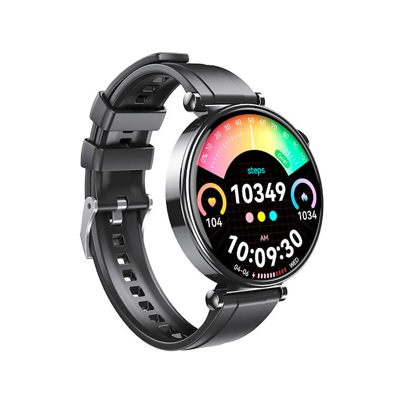 XO GT4 Mini Smartwatch med Utskiftbare Urskiver - Svart