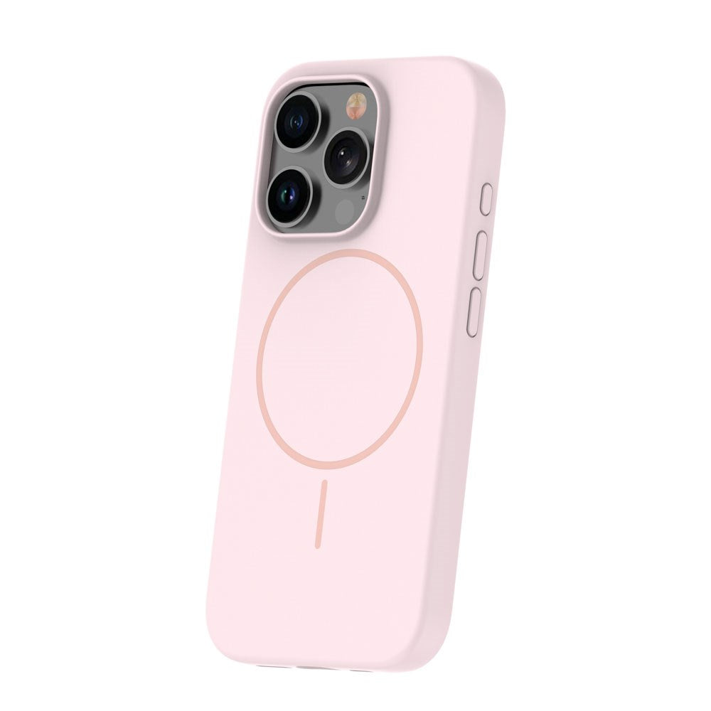 iPhone 16e Silicone Thin Deksel - MagSafe Kompatibel - Rosa