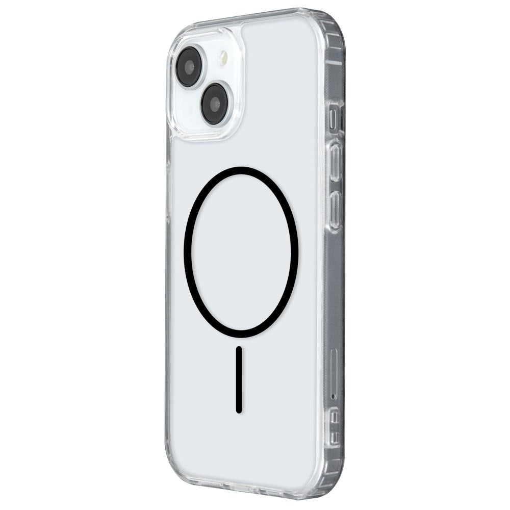 iPhone 17 TFO Anti-Shock Thin Deksel - MagSafe Kompatibel - Gjennomsiktig / Svart