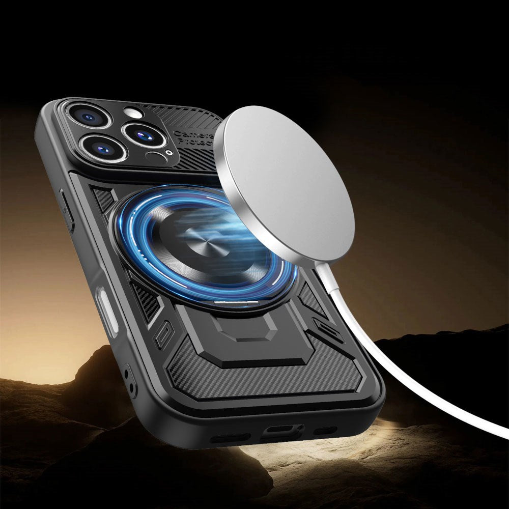 iPhone 17 Pro TFO Defender Armor Deksel - MagSafe Kompatibel - Svart