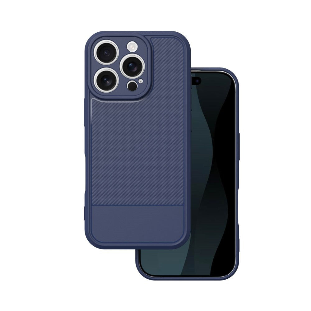 iPhone 17 Pro TFO Simple Carbon Deksel - Blå