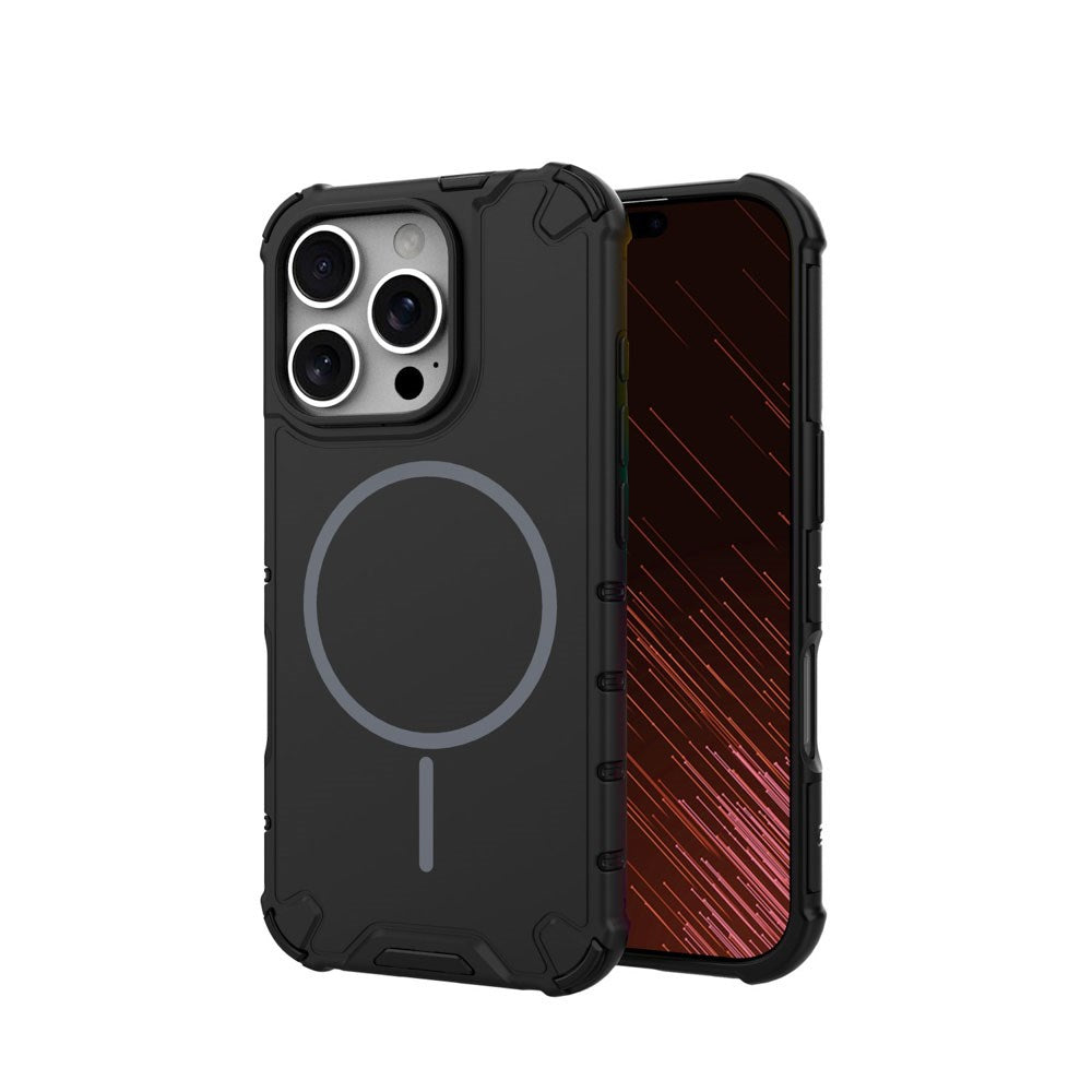 iPhone 16 Pro TFO Defender Hybrid Deksel - MagSafe Kompatibel - Svart