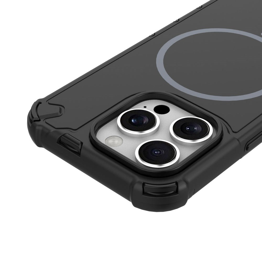 iPhone 16 Pro TFO Defender Hybrid Deksel - MagSafe Kompatibel - Svart