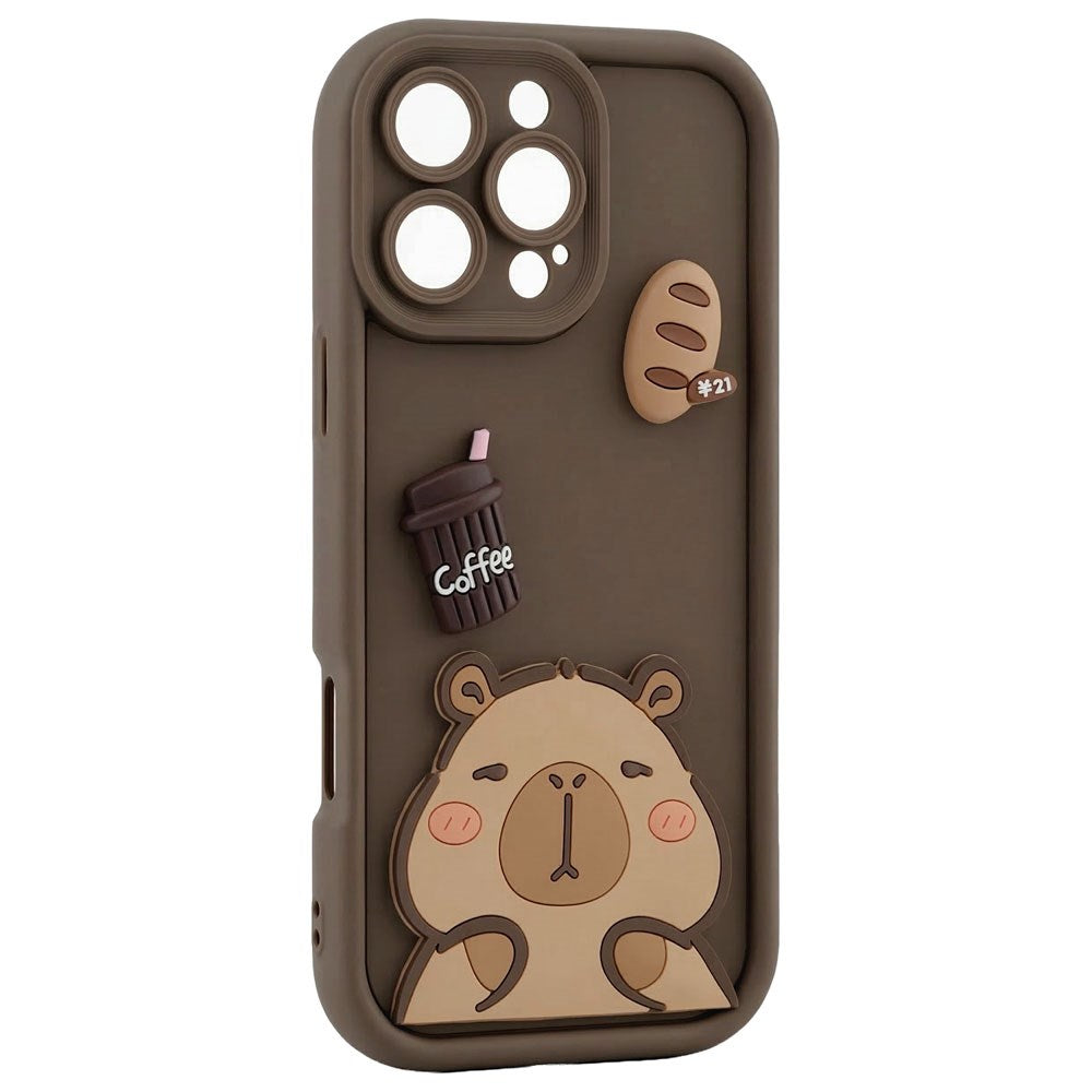 Samsung Galaxy A36 (5G) / A56 (5G) TFO Ultra Trendy 3D Deksel - Brown Capybara