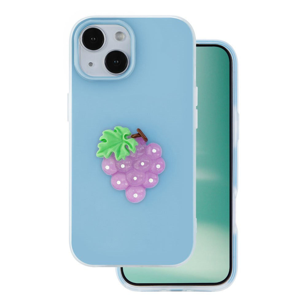iPhone 14 TFO 3D Frukt Deksel – Druer