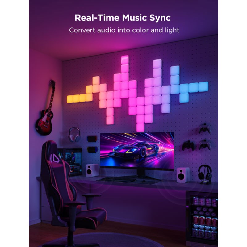 Govee Smart Mini Panel Lights - 10 stk. - Hvit