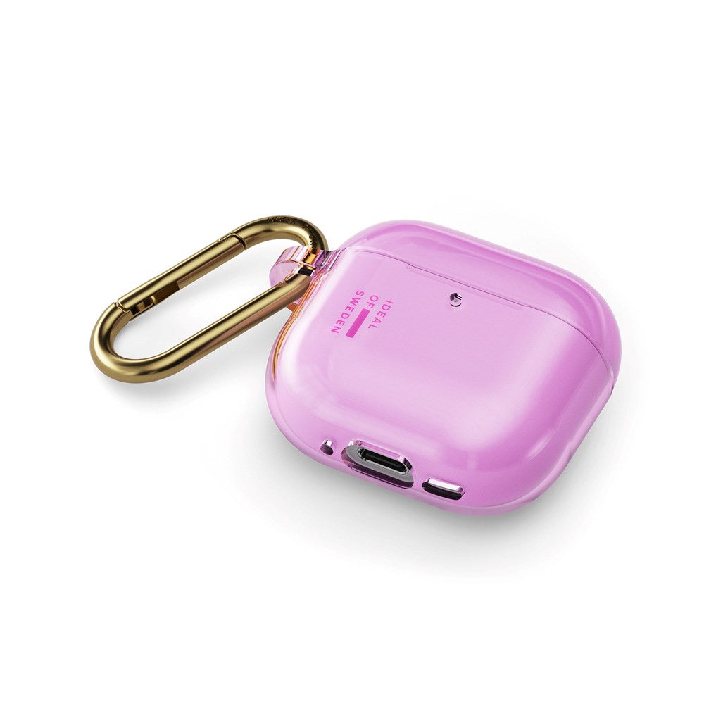 iDeal of Sweden AirPods (4. Gen.) Clear Case med Karabinkrok - Light Pink
