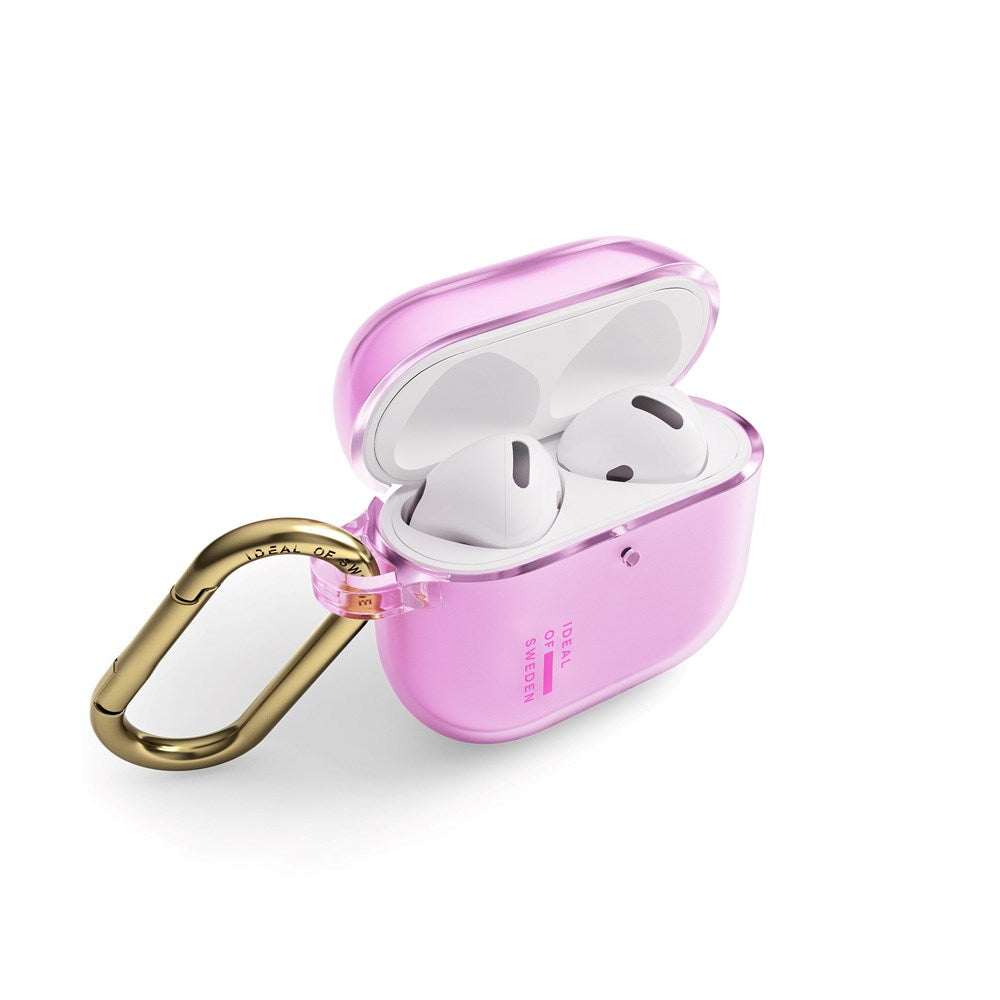 iDeal of Sweden AirPods (4. Gen.) Clear Case med Karabinkrok - Light Pink
