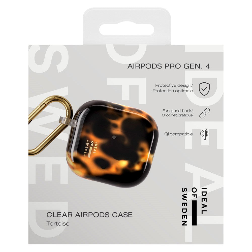 iDeal of Sweden AirPods (4. Gen.) Clear Case med Karabinkrok - Tortoise