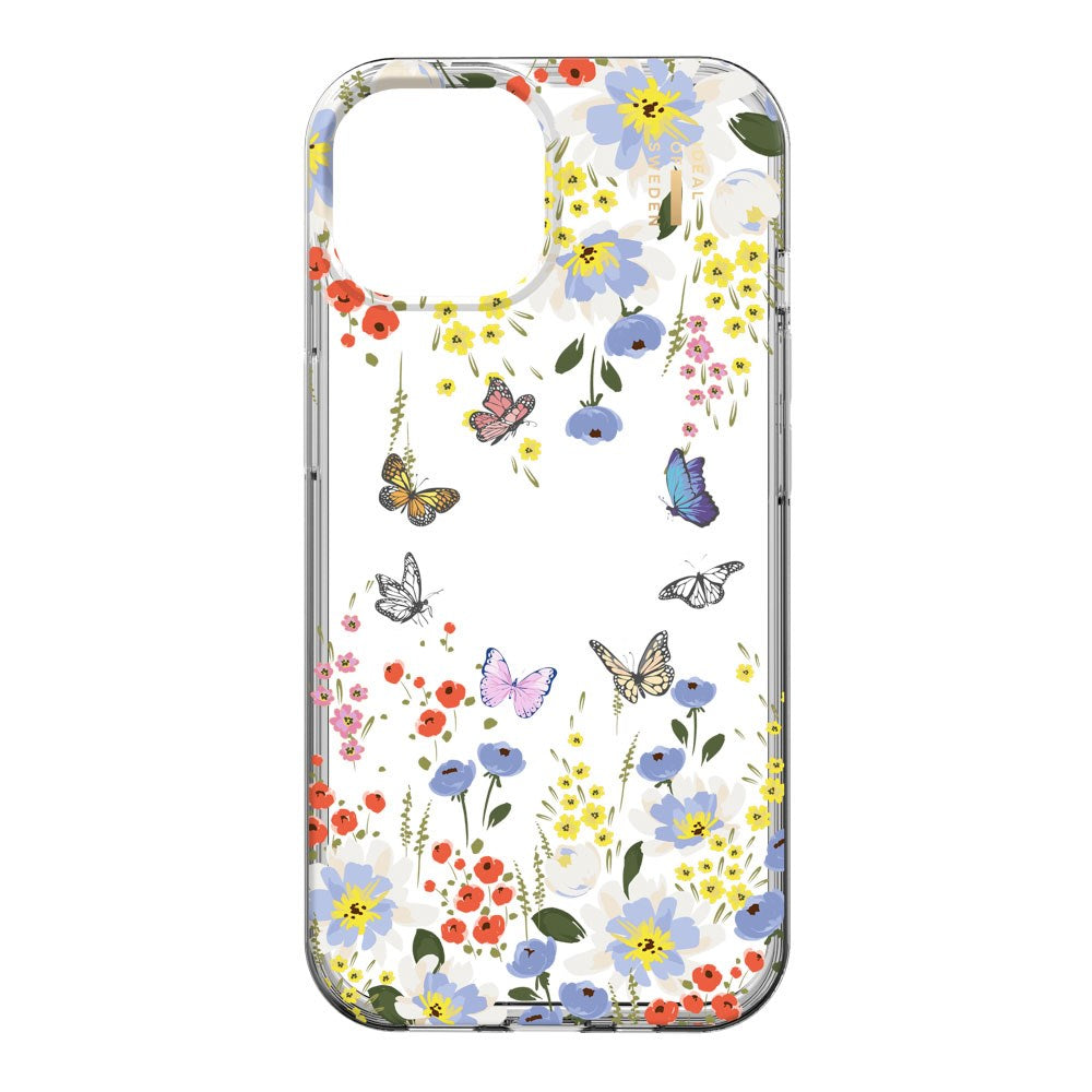 iDeal Of Sweden iPhone 16e / 15 / 14 / 13 Clear Case - Artistic Garden