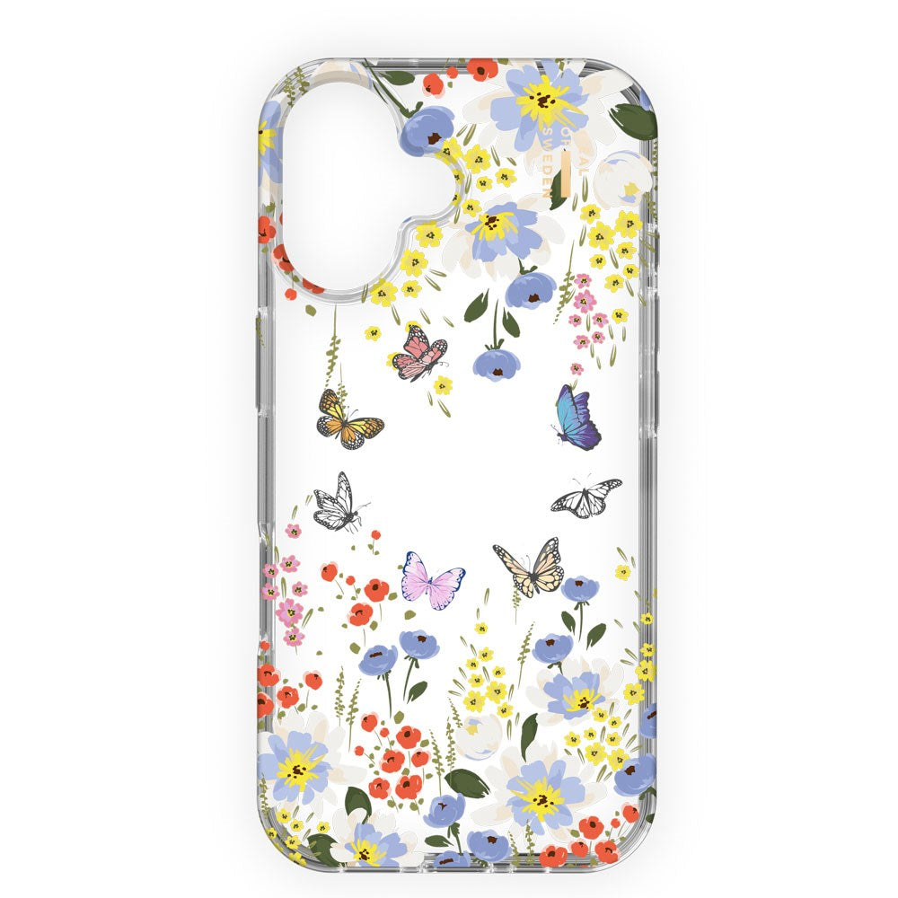 iDeal Of Sweden iPhone 16 Clear Case - Artistic Garden