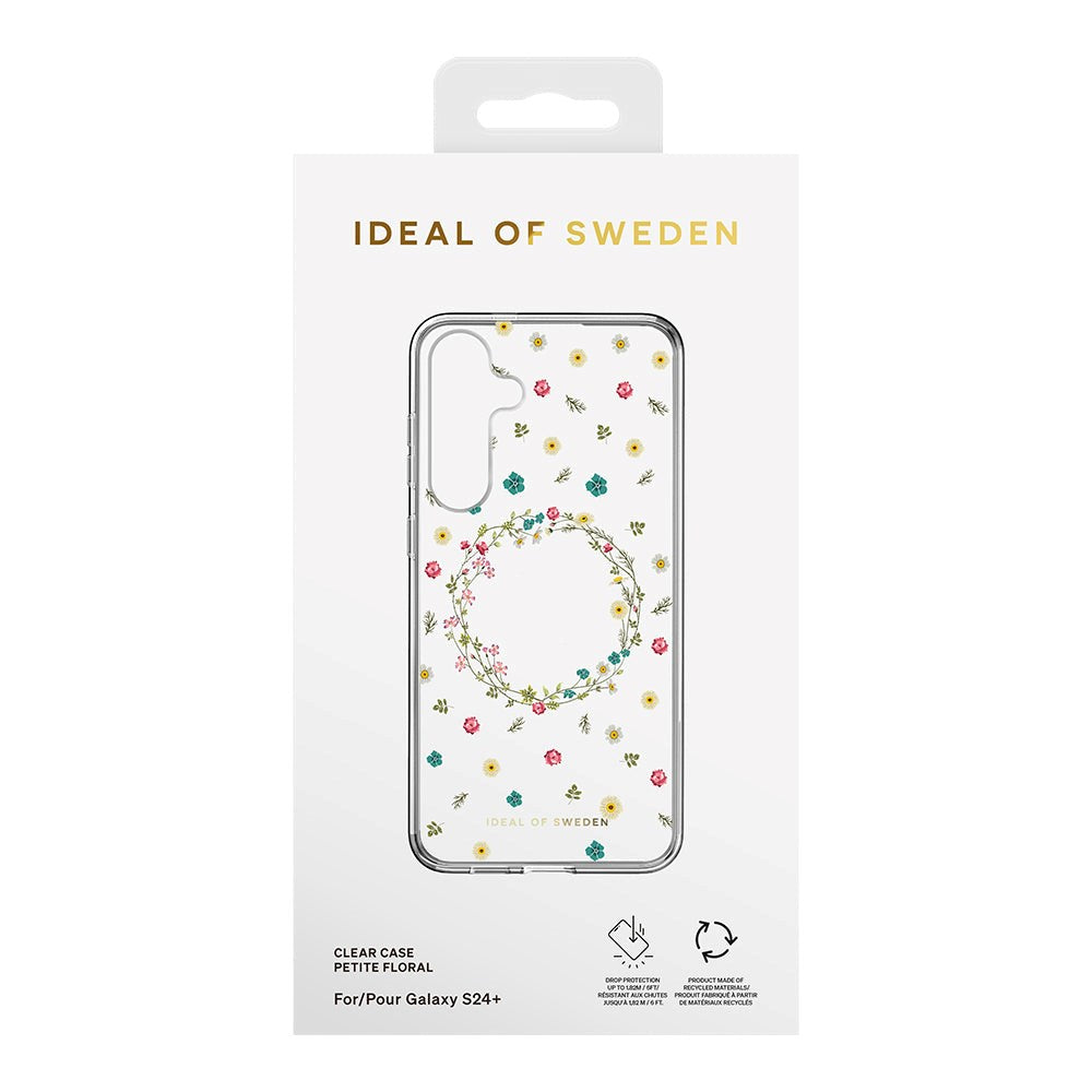 Samsung Galaxy S24+ (Plus) iDeal Of Sweden Clear Deksel - Petite Floral