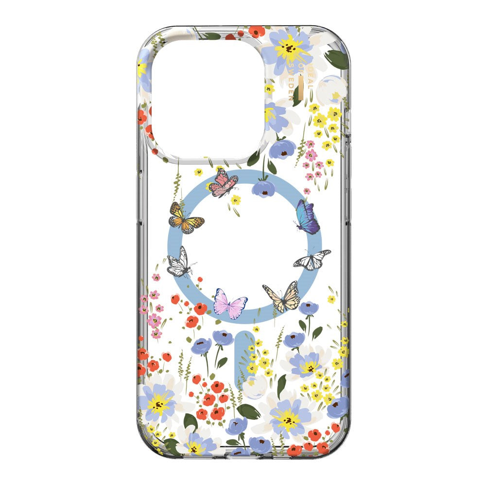 iDeal Of Sweden iPhone 14 Pro Clear Case - MagSafe Kompatibel - Artistic Garden