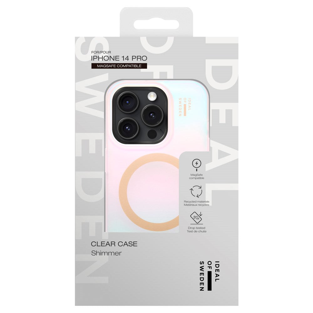 iDeal Of Sweden iPhone 14 Pro Max Clear Case - MagSafe Kompatibel - Shimmer