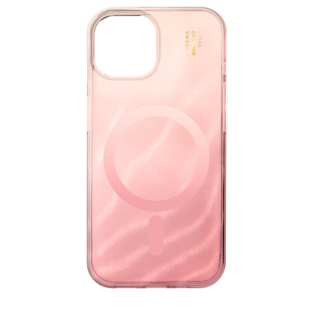 iPhone 16e / 15 / 14 / 13 iDeal Of Sweden Clear Deksel - MagSafe Kompatibel - Rose Blush