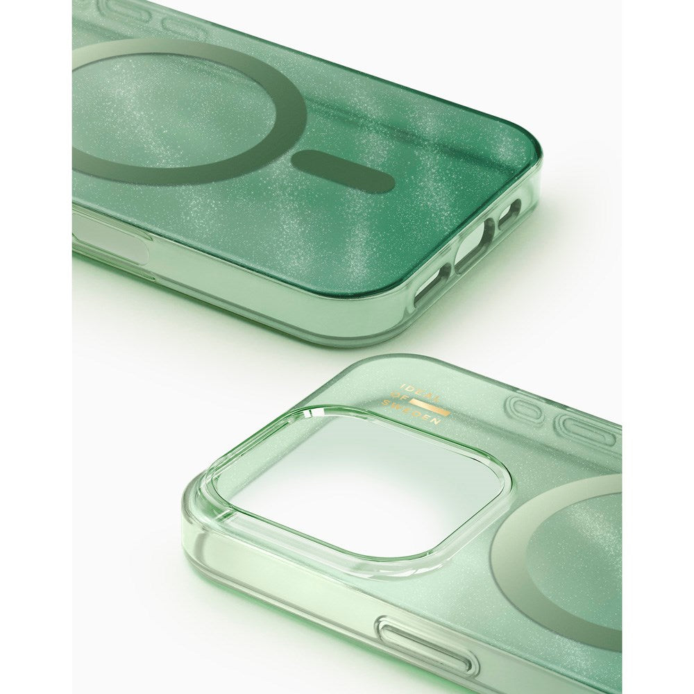 iPhone 16 Pro Max iDeal Of Sweden Clear Deksel - MagSafe Kompatibel - Sage Green