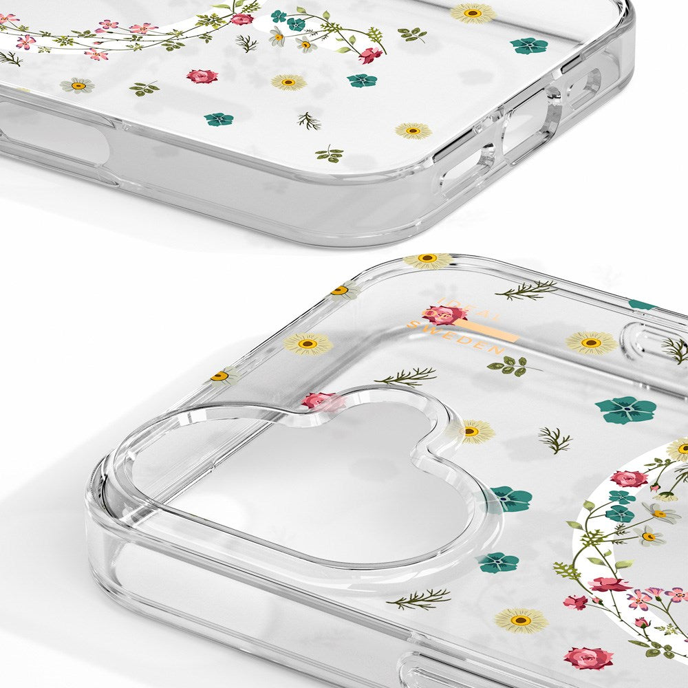 iPhone 17 iDeal Of Sweden Clear Deksel - MagSafe Kompatibel - Petite Floral