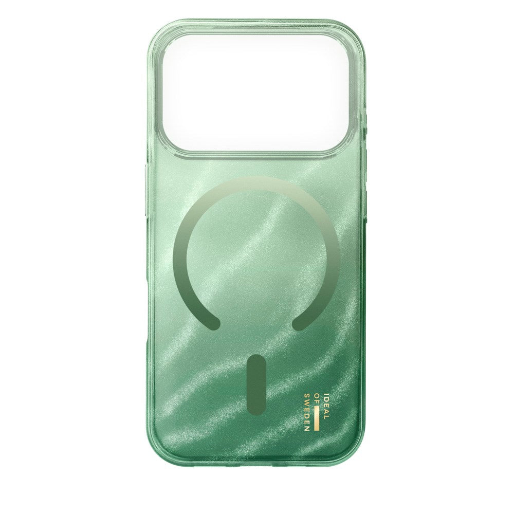 iPhone 17 Pro iDeal Of Sweden Clear Deksel - MagSafe Kompatibel - Sage Green