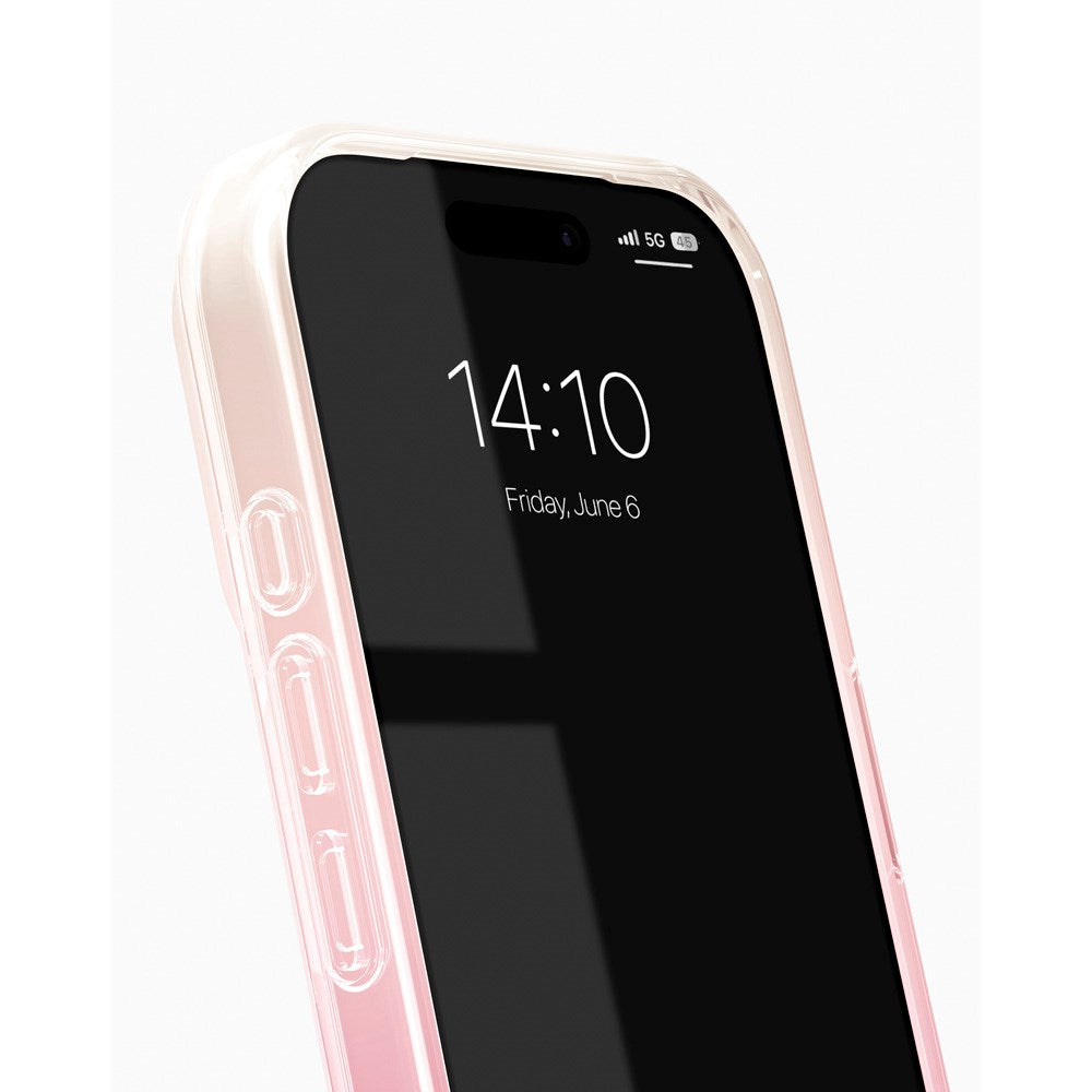 iPhone 17 Pro iDeal Of Sweden Clear Deksel - MagSafe Kompatibel - Rose Blush