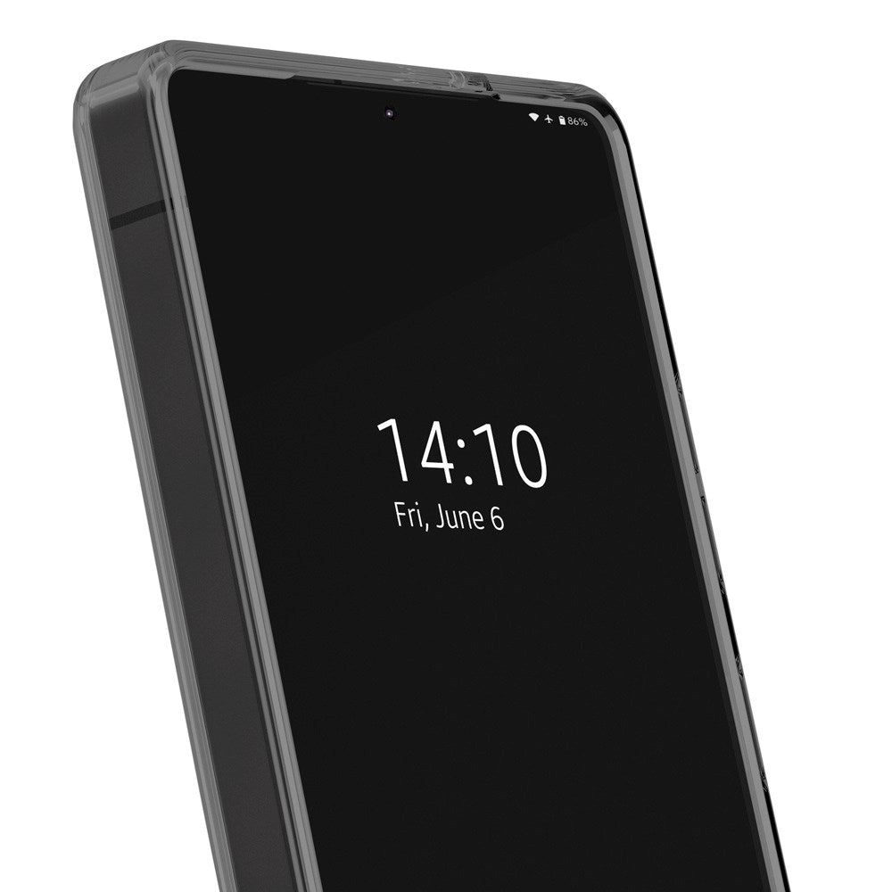 Samsung Galaxy S25 Ultra iDeal Of Sweden Clear Deksel - Trådløs Lading - Tinted Black