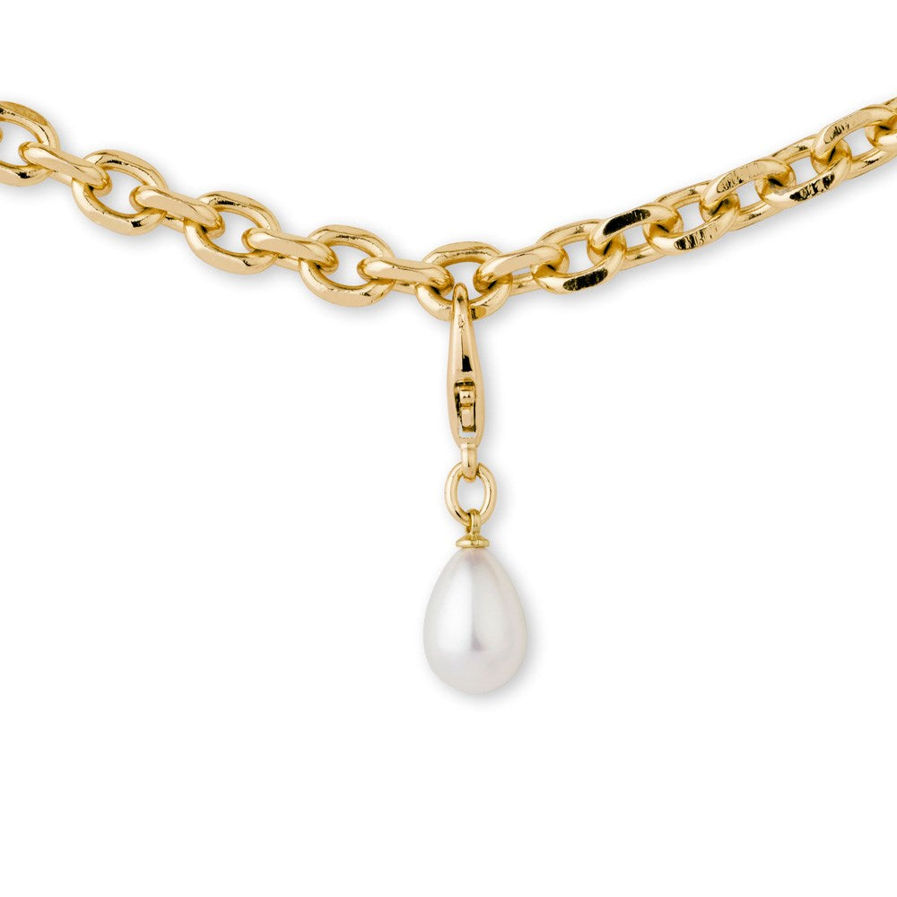 iDeal of Sweden Charm Anheng med Karabinlås - Pearl