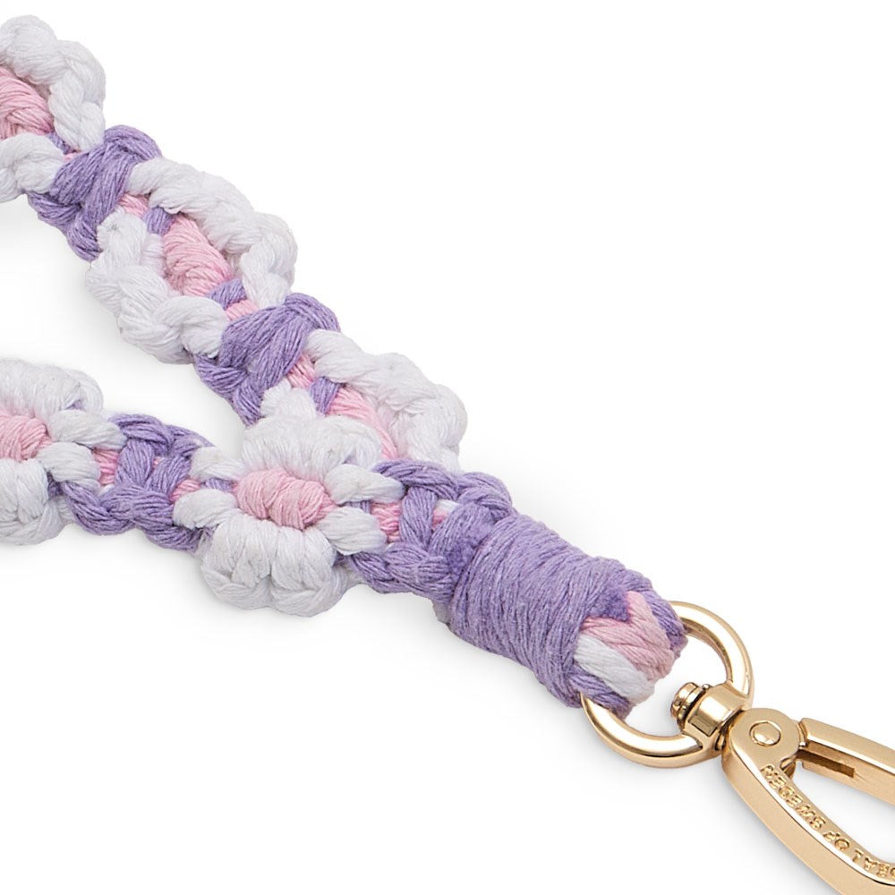 iDeal of Sweden Cord Wristlet Rem - Lilla Blomster