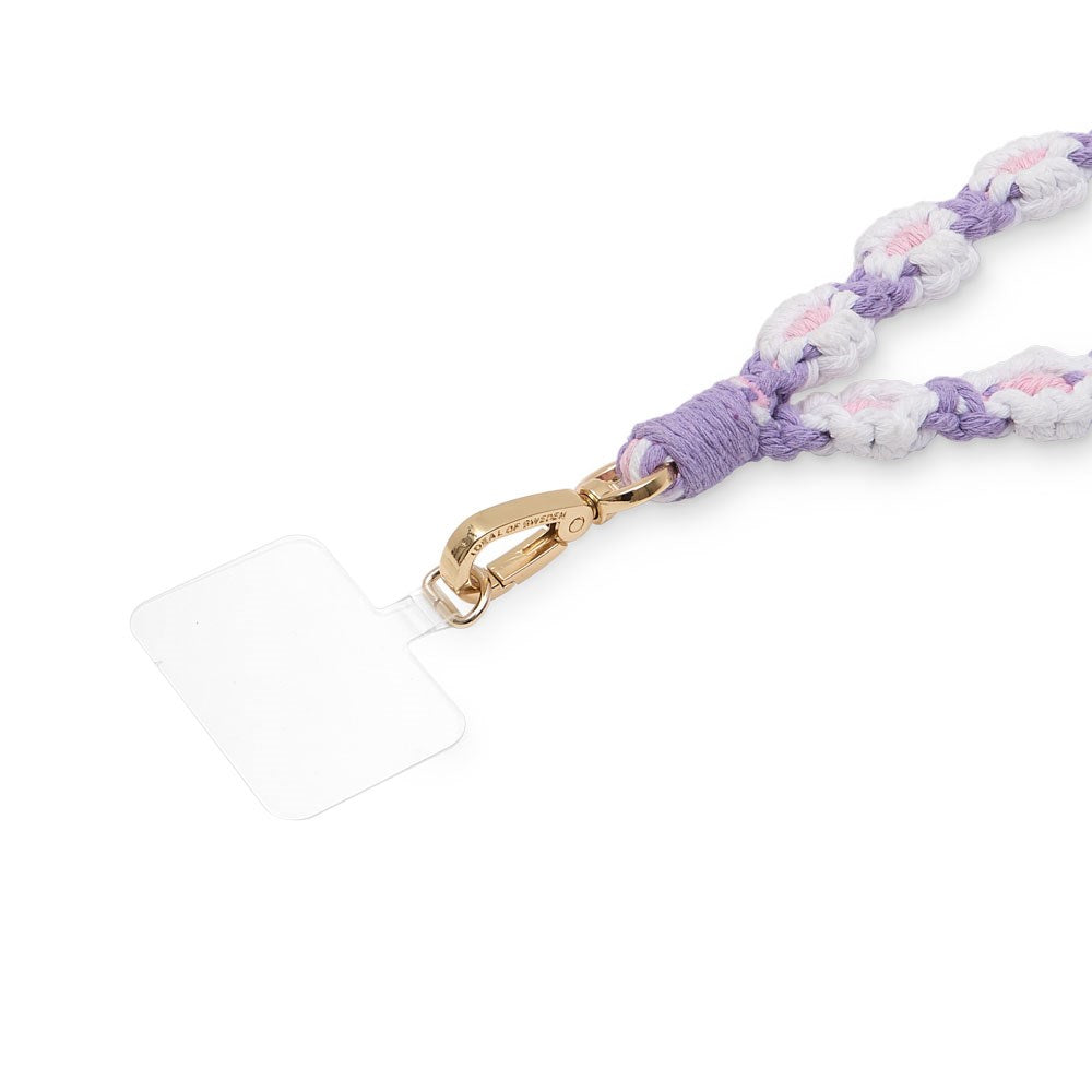 iDeal of Sweden Cord Wristlet Rem - Lilla Blomster