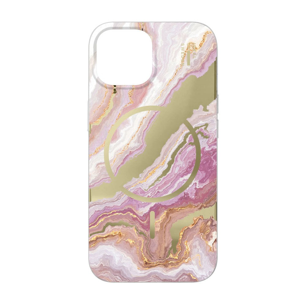 iPhone 17e / 16e / 15 / 14 / 13 iDeal Of Sweden Mirror Deksel - MagSafe Kompatibel - Agate Halo