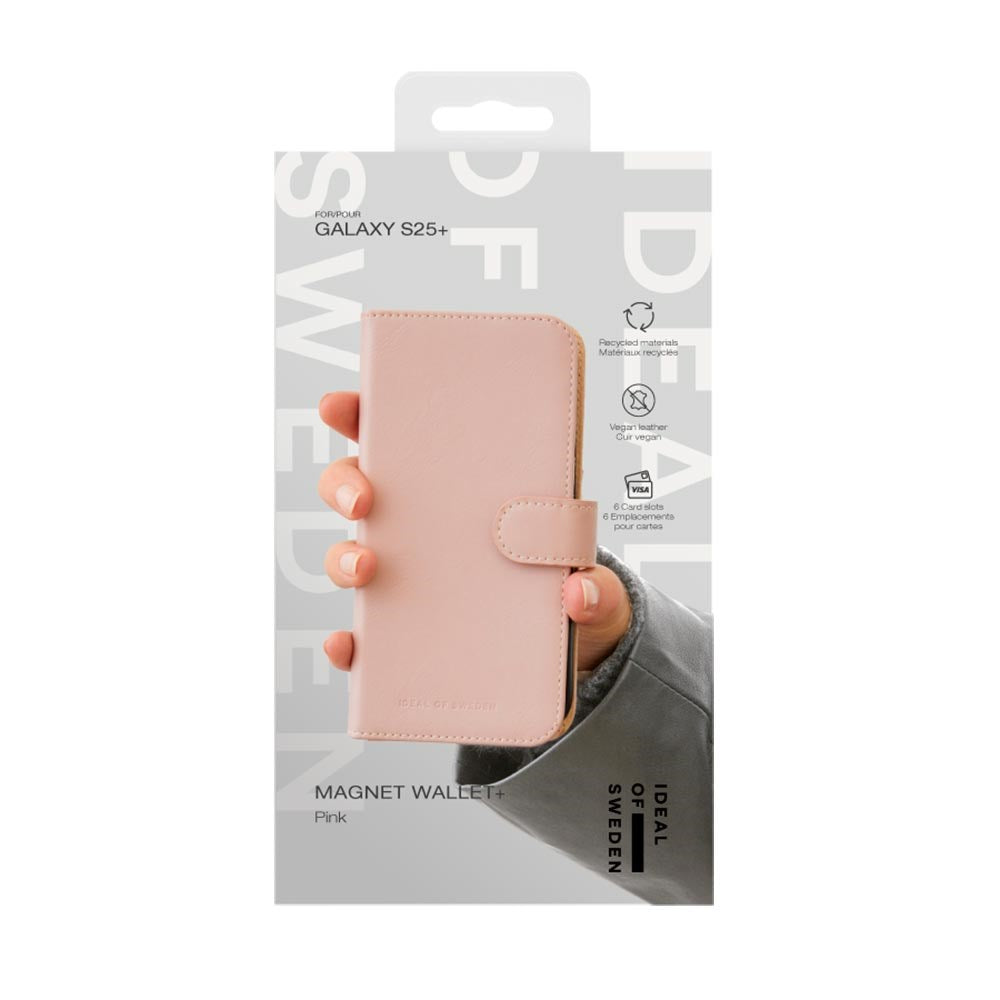 iDeal Of Sweden Samsung Galaxy S25+ (Plus) Magnet Wallet+ Deksel - Pink