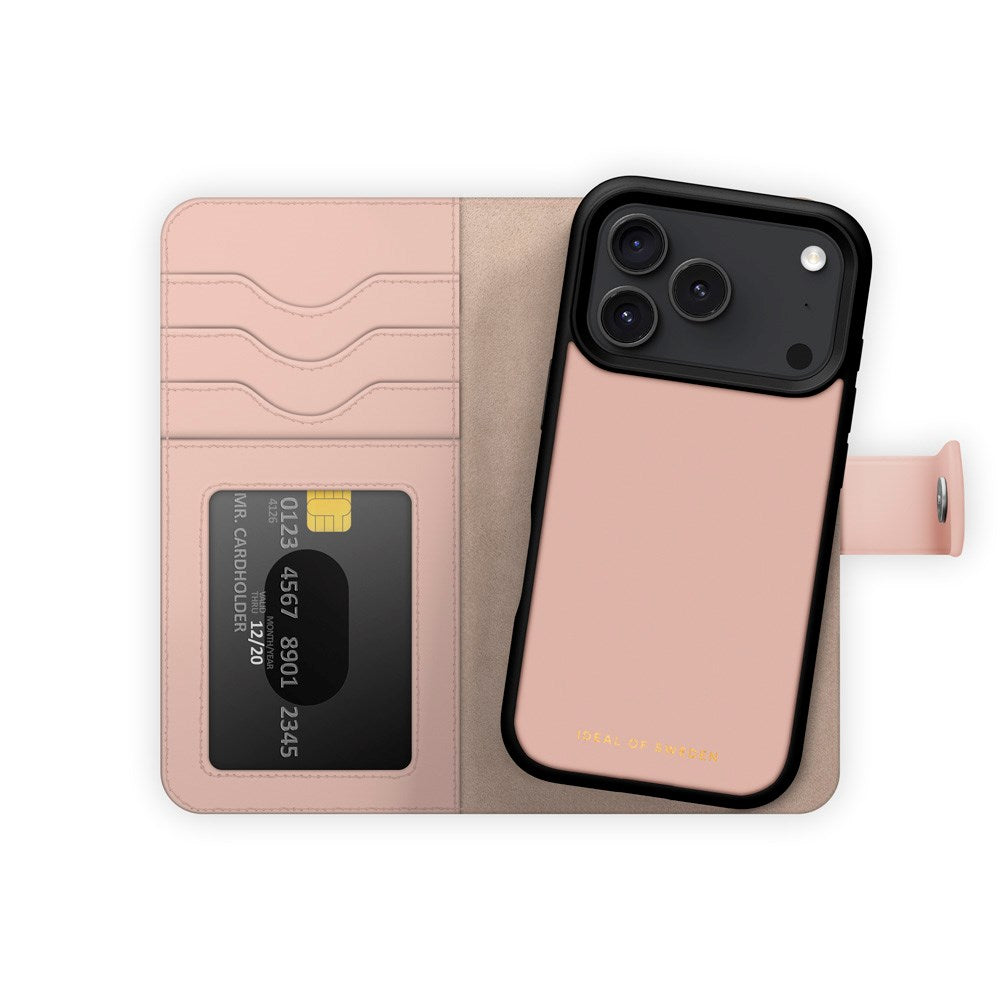 iDeal Of Sweden iPhone 17 Pro Max Magnet Wallet+ Deksel - MagSafe Kompatibel - Pink