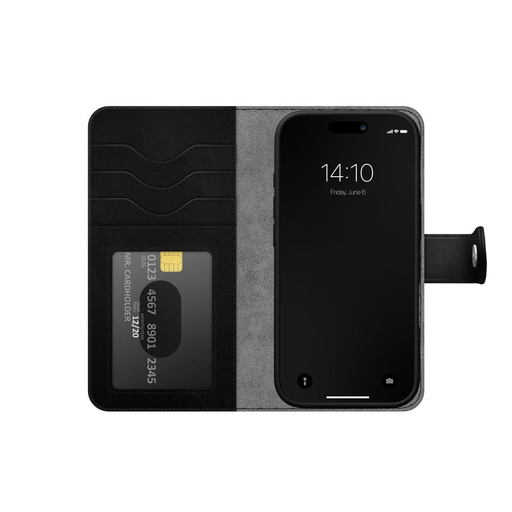 iPhone 18 Pro / 17 Pro iDeal Of Sweden Magnet Wallet+ Deksel - MagSafe Kompatibel - Black