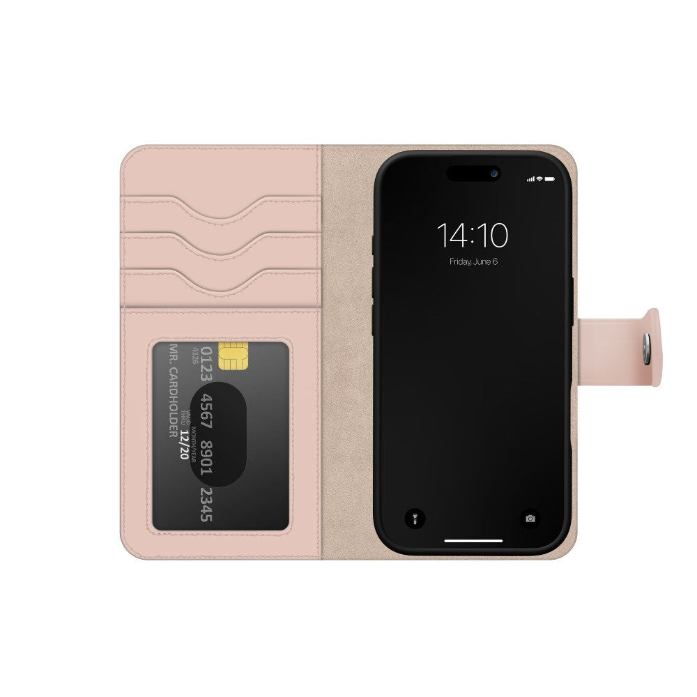 iPhone 18 Pro / 17 Pro iDeal Of Sweden Magnet Wallet+ Deksel - MagSafe Kompatibel - Pink