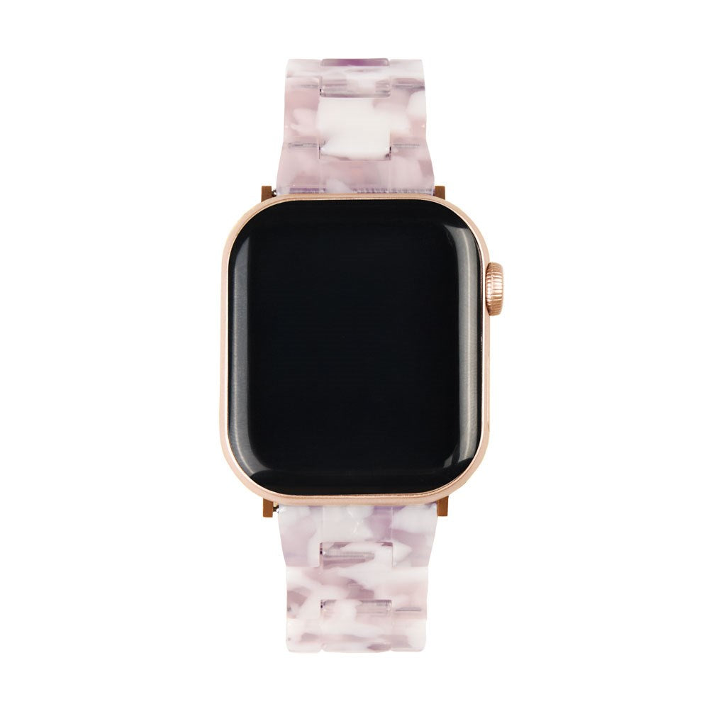 Apple Watch (42/44/SE/45/46/49mm) iDeal of Sweden Resin Klokkerem - Pink Pearl