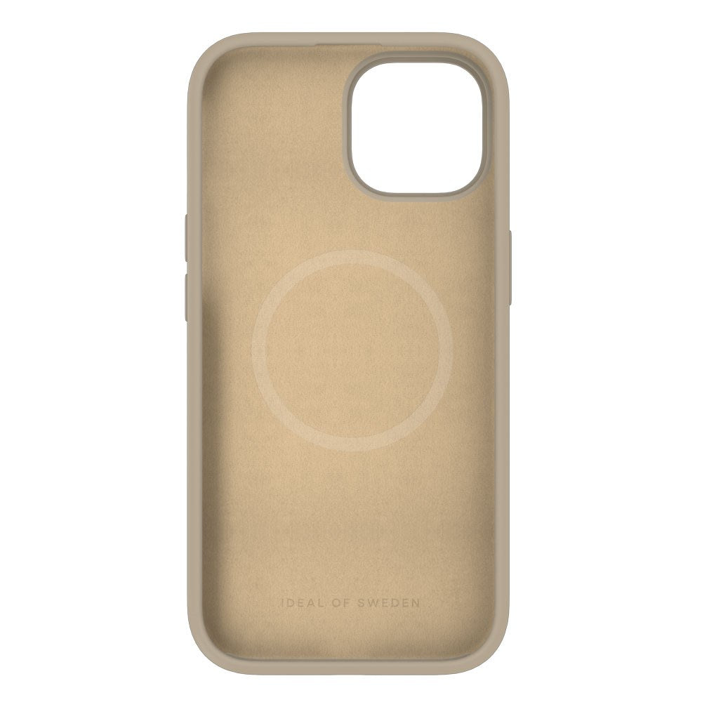 iDeal Of Sweden iPhone 16e / 15 / 14 / 13 Silicone Deksel - MagSafe Kompatibel - Beige