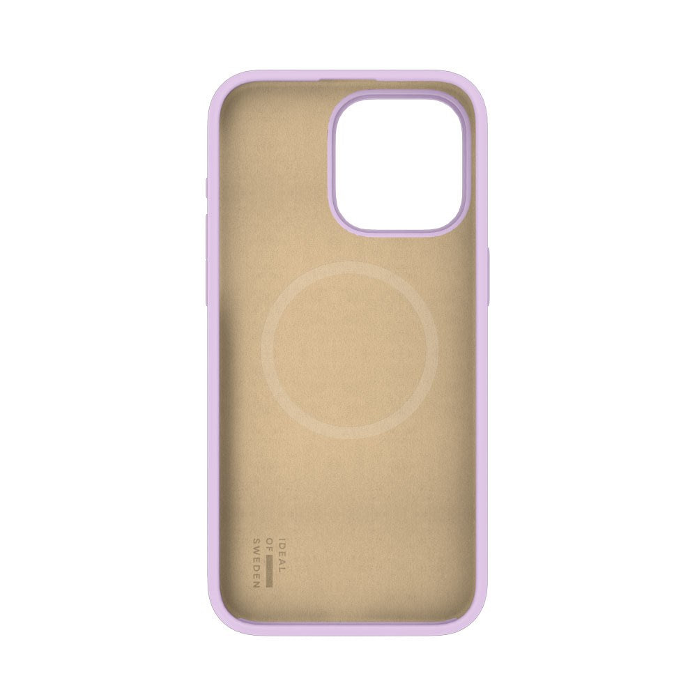 iPhone 15 Pro Max iDeal Of Sweden Silicone Deksel - MagSafe Kompatibel - Lavender Milk