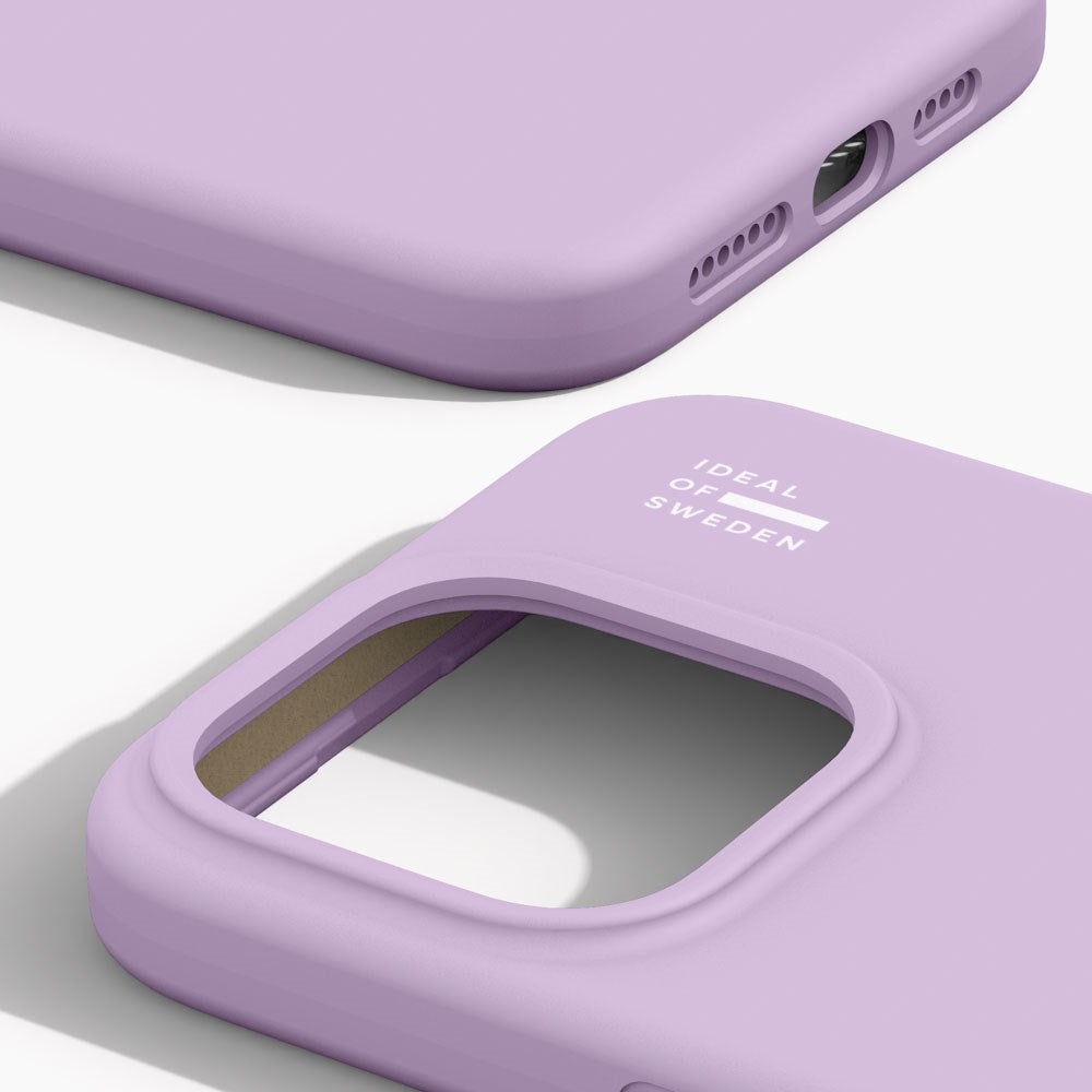 iPhone 15 Pro Max iDeal Of Sweden Silicone Deksel - MagSafe Kompatibel - Lavender Milk