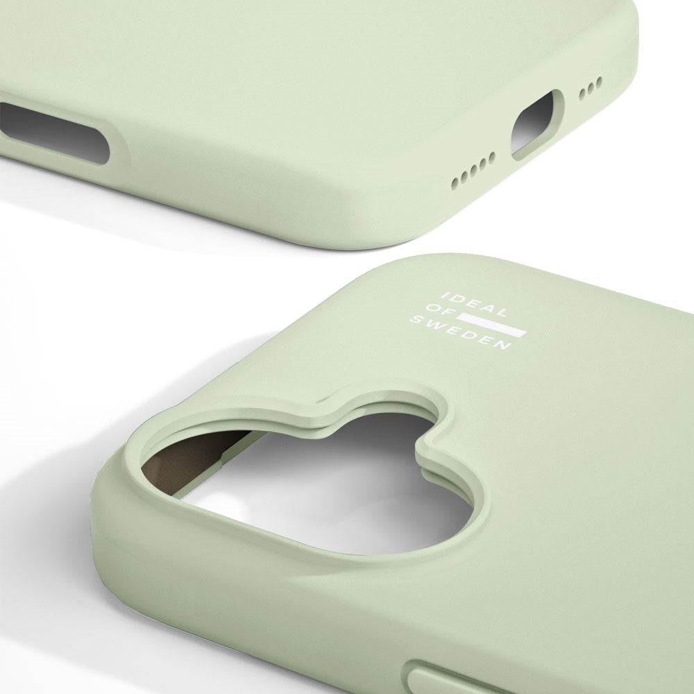 iPhone 16 iDeal Of Sweden Silicone Deksel - Sage Green