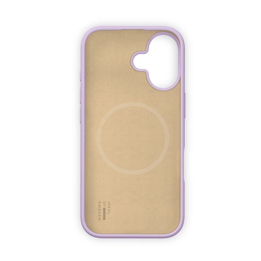 iPhone 16 iDeal Of Sweden Silicone Deksel - MagSafe Kompatibel - Lavender Milk