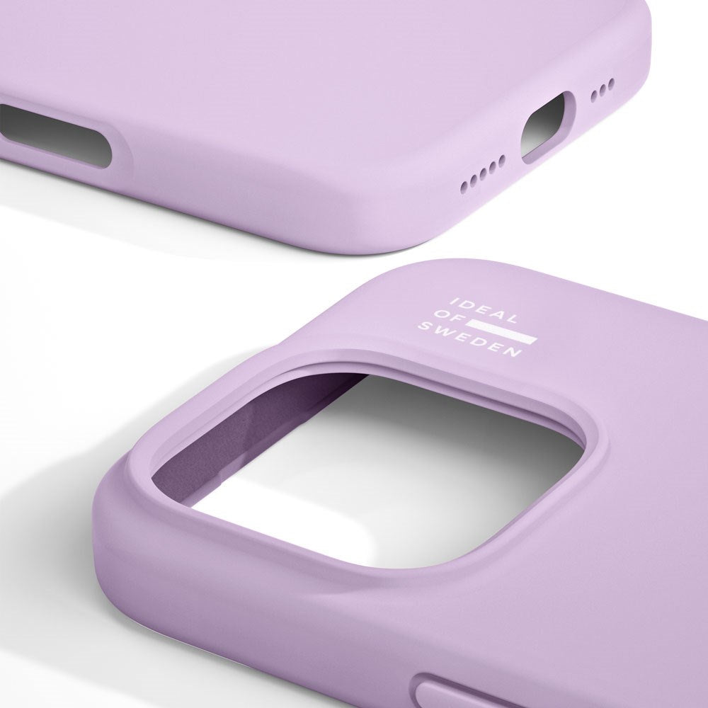 iPhone 16 Pro iDeal Of Sweden Silicone Deksel - MagSafe Kompatibel - Lavender Milk