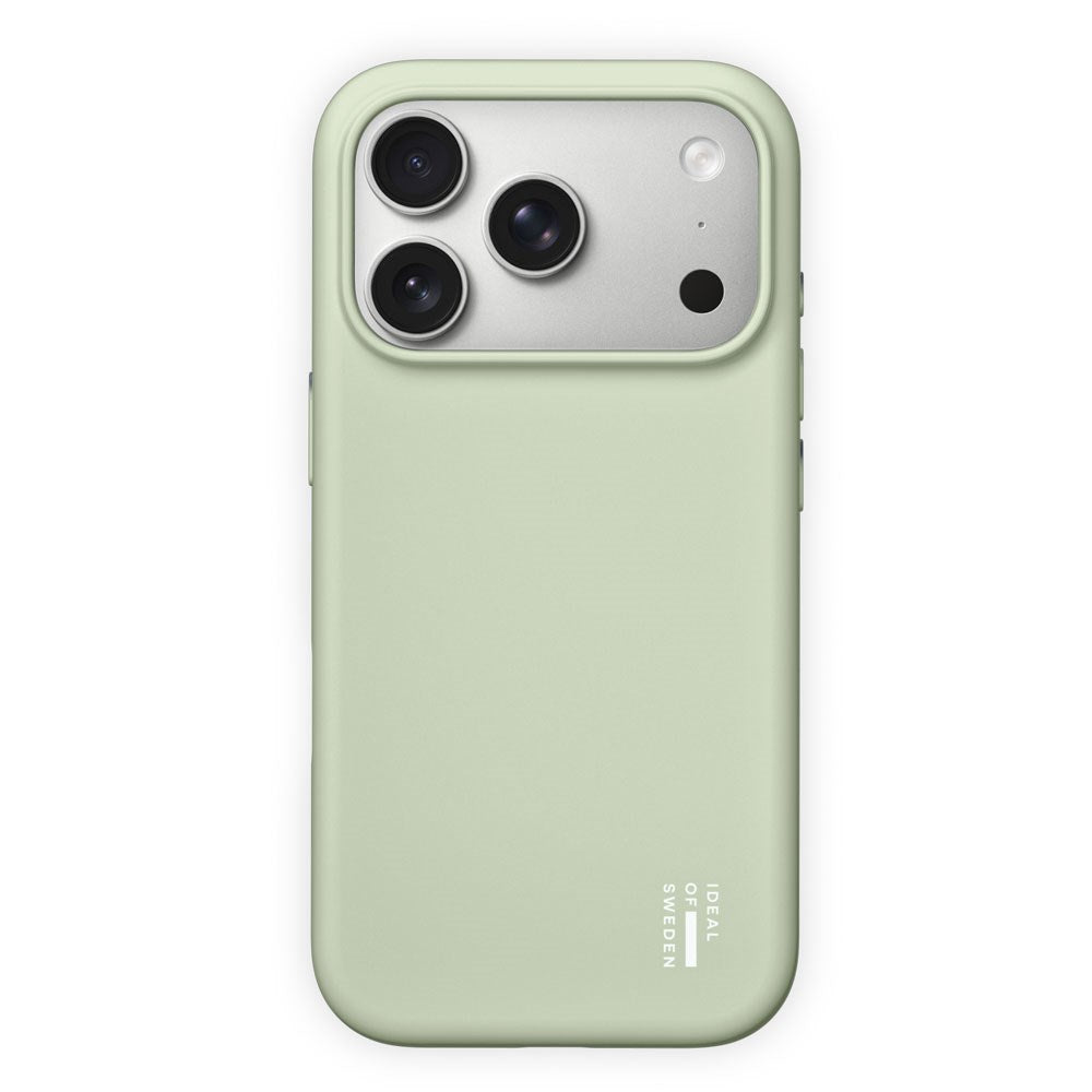 iPhone 17 Pro Max iDeal Of Sweden Silicone Deksel - MagSafe Kompatibel - Sage Green