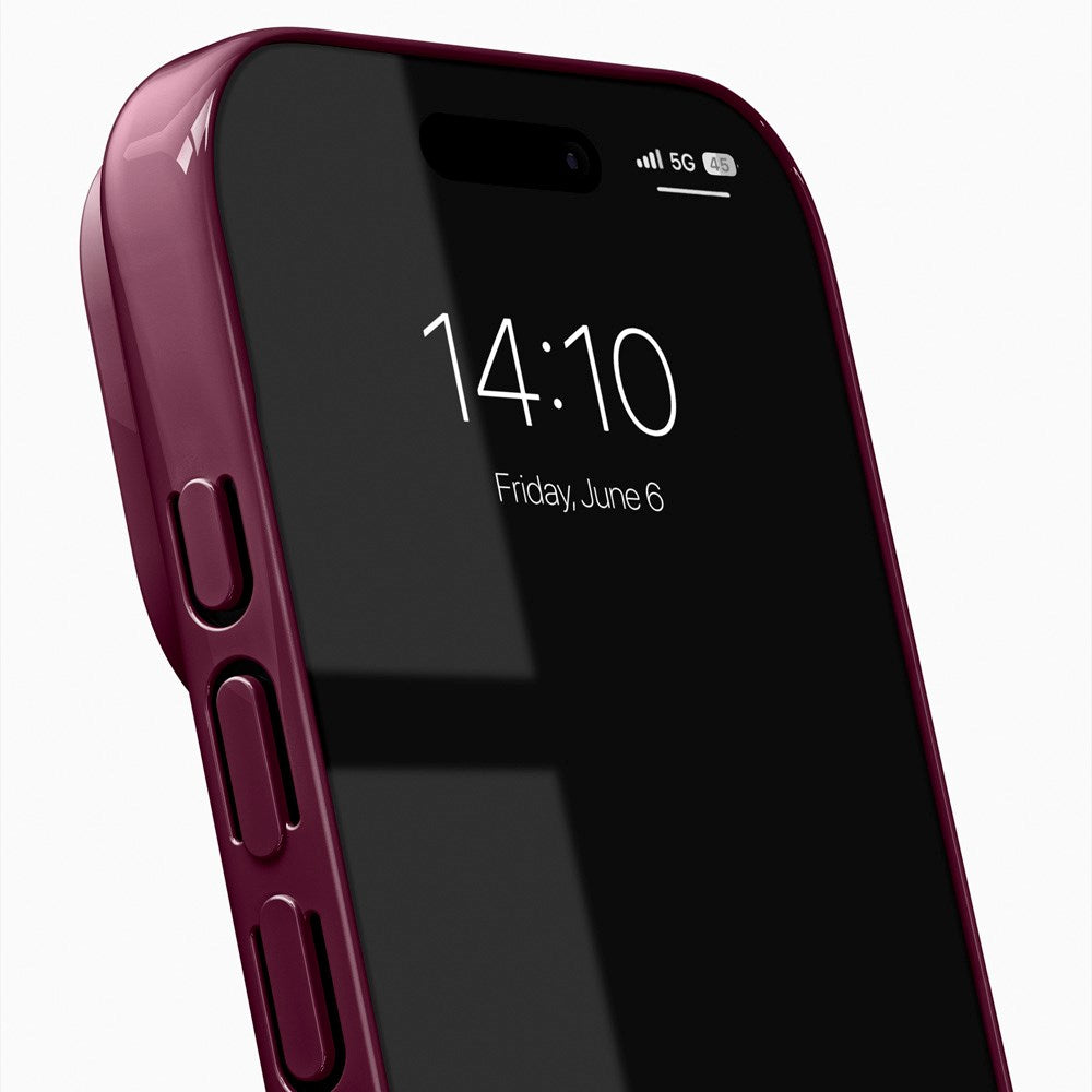 iDeal of Sweden iPhone 17 Pro Slim Deksel - MagSafe Kompatibel - Glossy Cherry