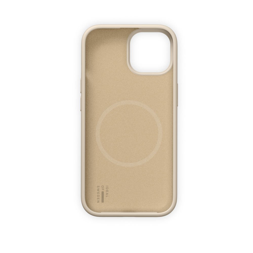 iPhone 17e / 16e / 15 / 14 / 13 iDeal of Sweden Soft Swirl Silicone Deksel - MagSafe Kompatibel - Cloud Dancer